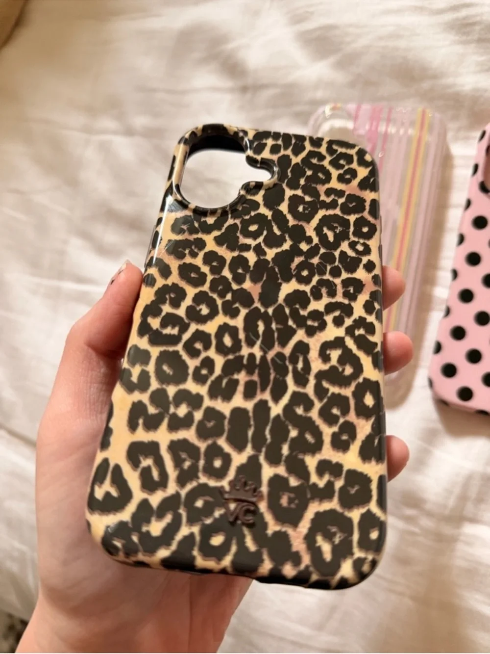 Velvet Caviar Leopard Print iPhone 16 case